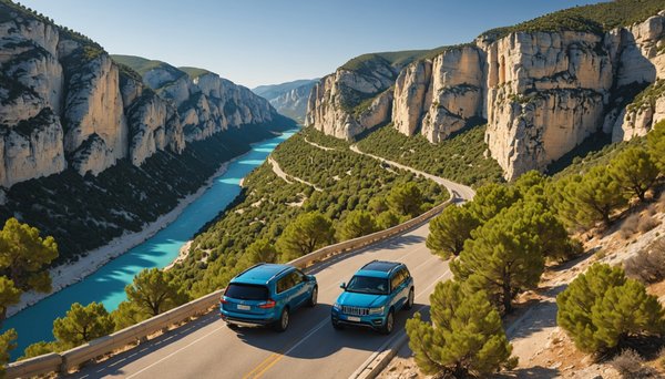 Comment visiter les gorges du Verdon en voiture?